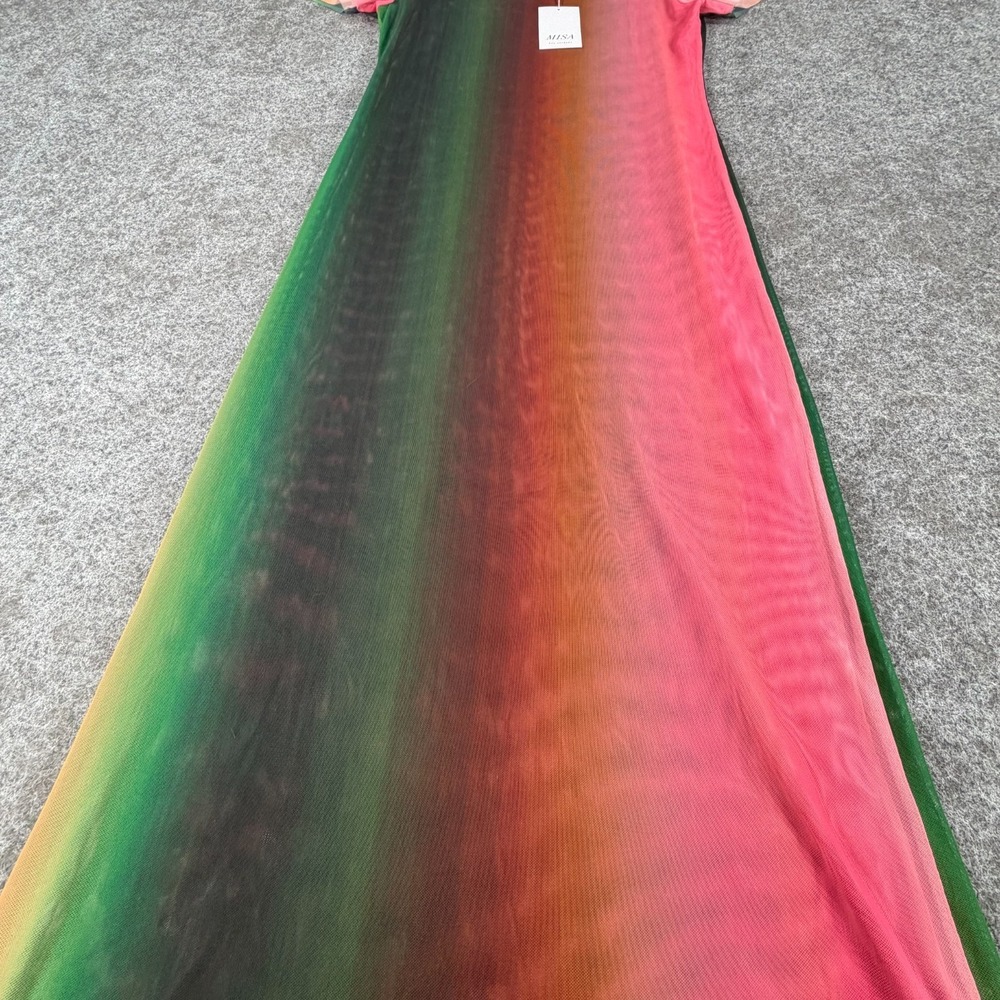 NWT Misa Los Angeles Vanessa Dress Womens M Cali Ombre Classic Fitted Pullover - Picture 8 of 16